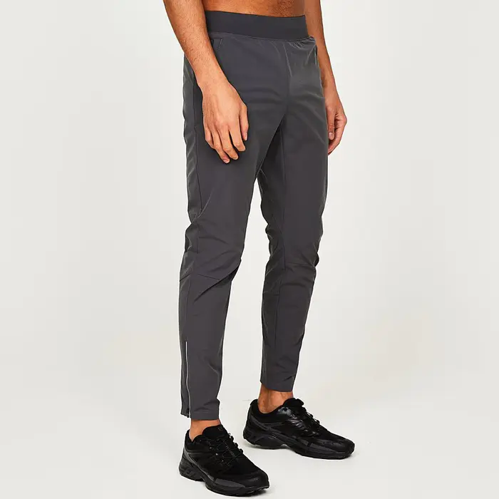 Wholesale Custom Polyester Spandex Joggers Men Slim Fit Cargo Pants With Zipped Bottoms